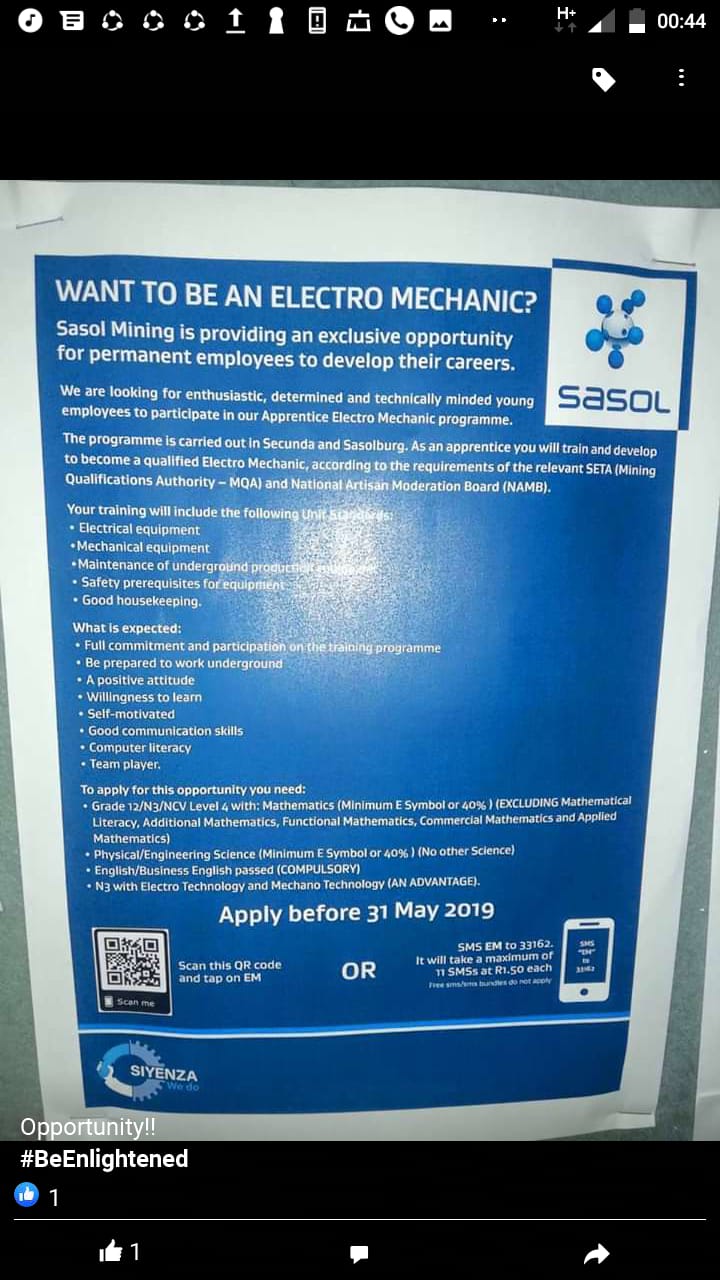 Electro Mechanic Traineeship